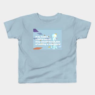 Squid man motivational sponge quote Kids T-Shirt